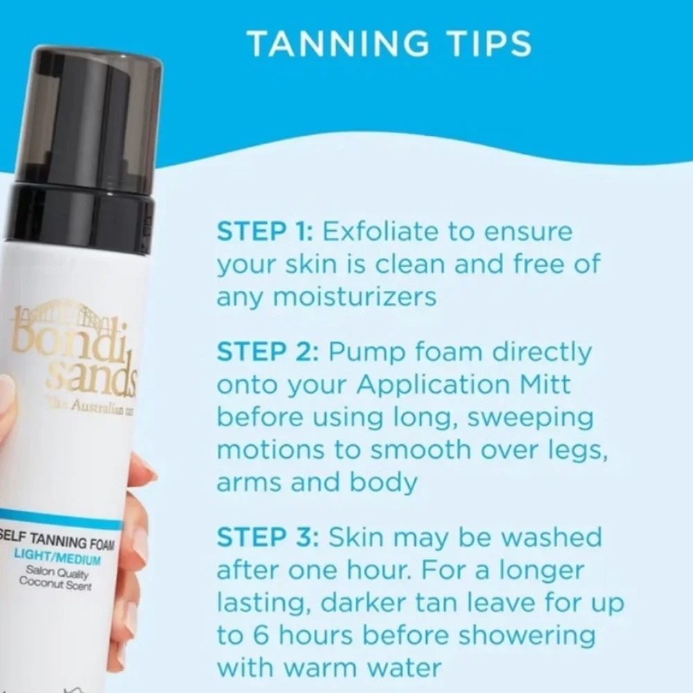 NWT Bondi Sands Self Tanning Foam- Light/Medium